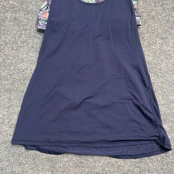 Lululemon Womens 6 All Sport Support Tank Top Shirt Blue Multicolor Sleeveless S - Picture 5 of 8